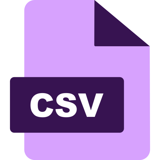CSV File Icon by Shuvo.Das